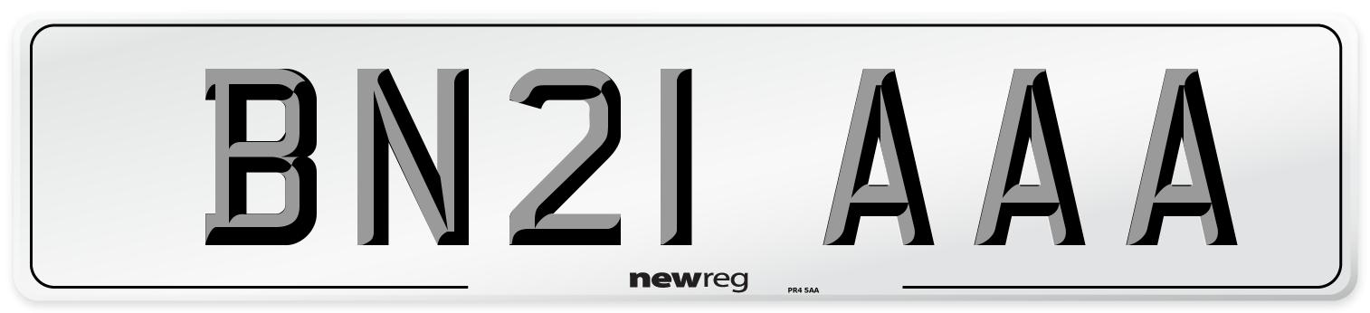 BN21 AAA Number Plate from New Reg
